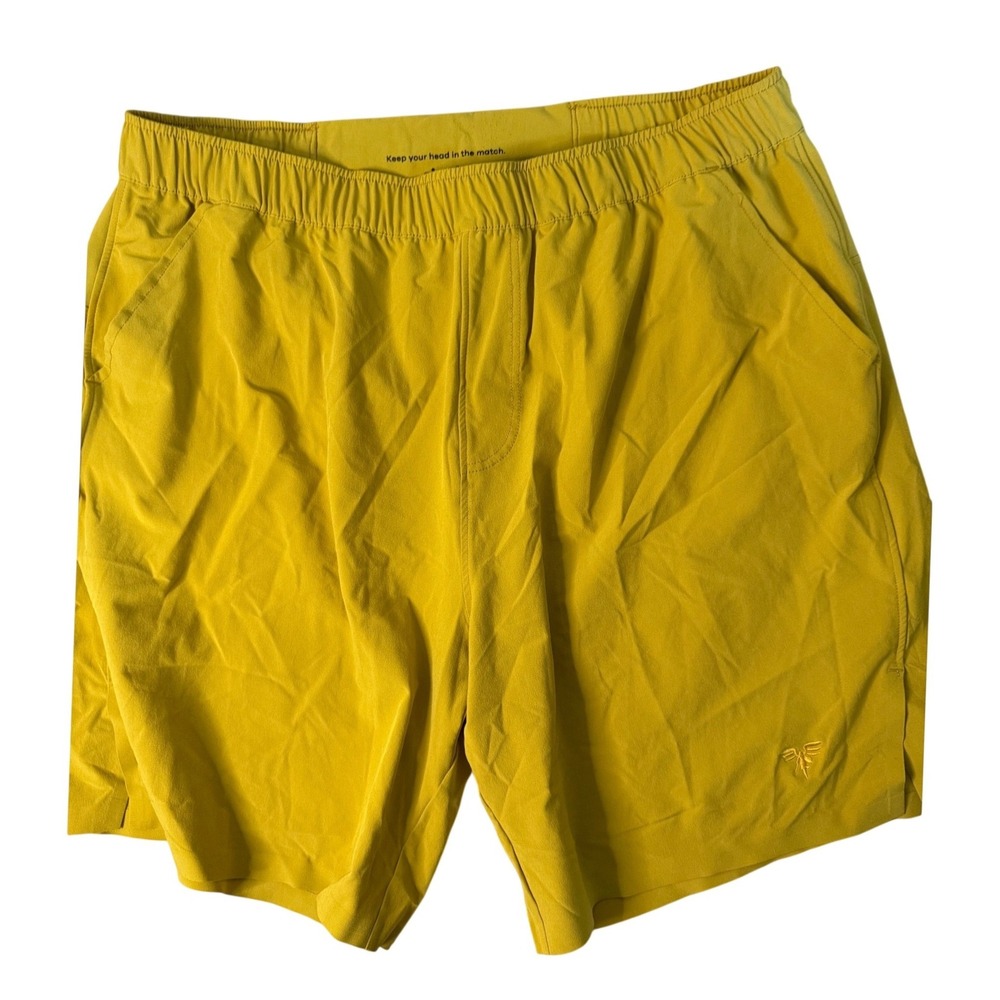 Sigrun Match Tennis Shorts V03‎ XL Bright Yellow Athleisure Sports Summer Casual